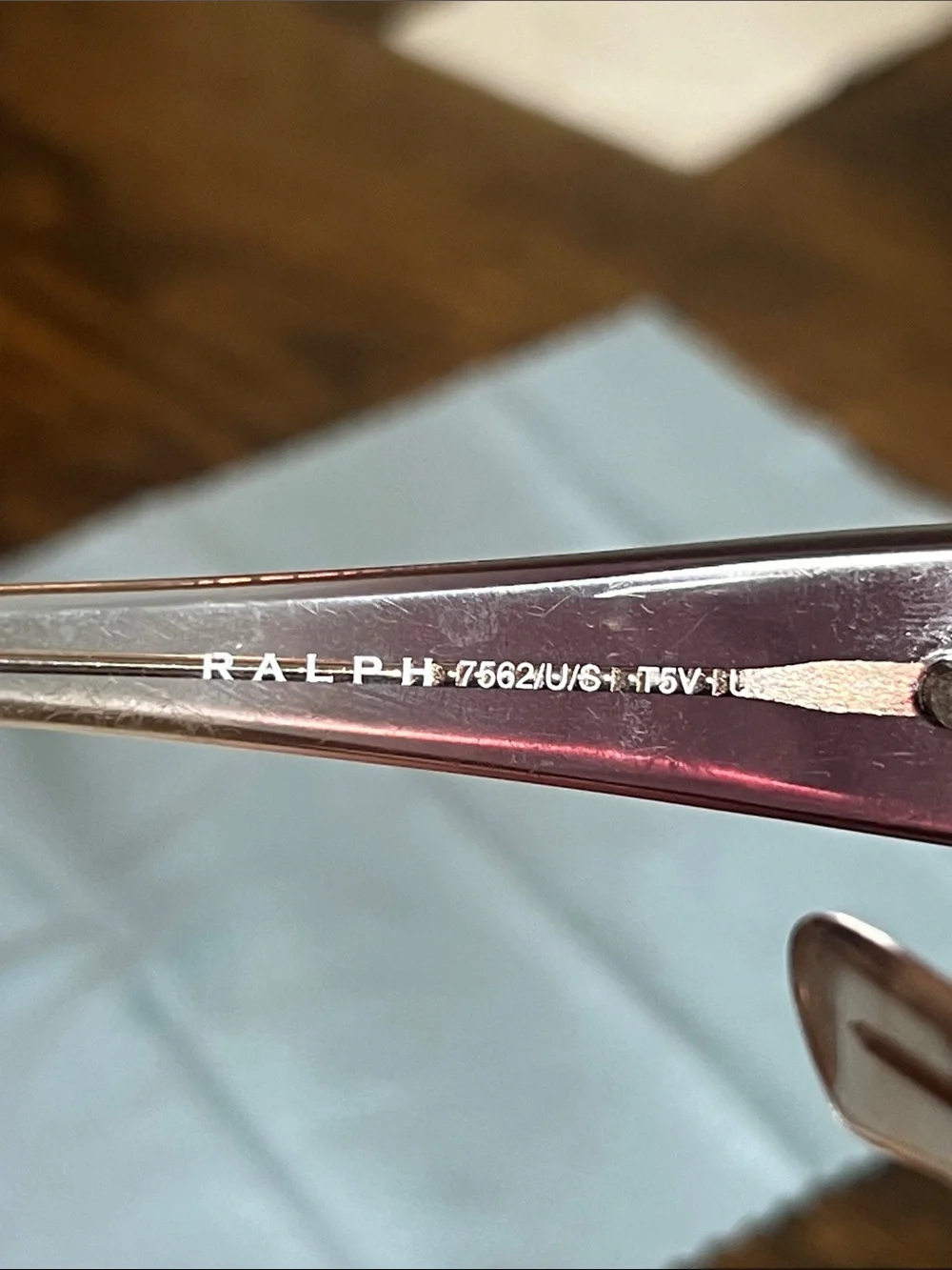 Ralph Lauren Purple Gradient Frame Sunglasses with Dark Gradient Lenses